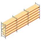 Voordeelrij grootvakstelling AR 3000x6230x900 mm (hxbxd) 5 niveaus met voorgemonteerde frames