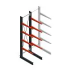 Medium draagarmstelling BR enkelzijdig 3000x750x800mm (hxbxd) 4 niveaus beginsectie 340/arm