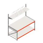 Inpaktafel dubbellaags met opbouw 1965x1000x2000 mm (bxdxh) beginsectie