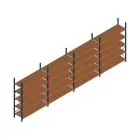 Voordeelrij grootvakstelling Kimer 2250x6250x600 mm (hxbxd) 5 niveaus