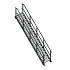 Steektrap, Industriële Trap 3500x800 mm (hxb)
