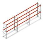 Voordeelrij palletstelling AR T2 3500x11120x1100mm (hxbxd) 2 niveaus 2252kg/niv