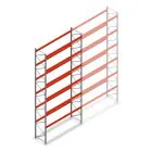 Palletstelling AR T2 8000x3300x1100mm (hxbxd) 6 niveaus 2415kg/niv L2 beginsectie met voorgemonteerde frames
