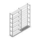 Legbordstelling Light Duty 2000x1000x300mm (hxbxd) 6 niveaus beginsectie