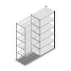Legbordstelling Medium Duty 2200x1000x600mm (hxbxd) 6 niveaus antraciet aanbouwsectie