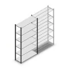 Legbordstelling Medium Duty 2200x1150x400mm (hxbxd) 6 niveaus antraciet beginsectie