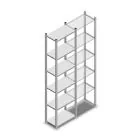 Legbordstelling Light Duty 2000x550x300mm (hxbxd) 6 niveaus beginsectie
