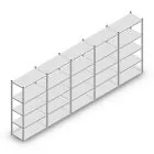 Voordeelrij legbordstelling Light Duty 2000x5000x500 mm (hxbxd) 5 niveaus