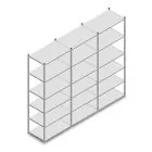Voordeelrij legbordstelling Light Duty 2500x3000x600 mm (hxbxd) 6 niveaus