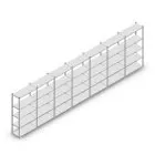Voordeelrij legbordstelling Medium Duty 2000x7000x400 mm (hxbxd) 5 niveaus verzinkt
