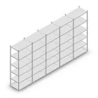 Voordeelrij legbordstelling Medium Duty 3000x5000x600 mm (hxbxd) 6 niveaus verzinkt