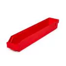 Magazijnbak 6012 Rood 600x120x95mm (lxbxh)