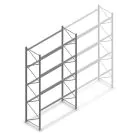 Gebruikte Dexion palletstelling 4400x2700x1100 mm (hxbxd) 4 niveaus beginsectie