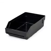 Magazijnbak 3018 Zwart (ESD) 300x180x95mm (lxbxh)
