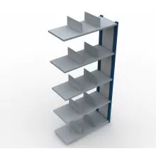 Aanbouwsectie gebruikte Nedcon legbordstelling 2000x970x500 mm (hxbxd) 5 niveaus