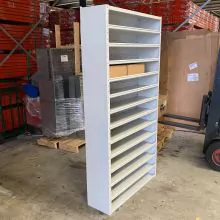 Vakkenkast BT 12 niv 1980x1000x300 mm (hxbxd) grijs schade excl verdeelschotten