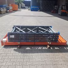 Voordeelpartij gebruikte Mecalux palletstelling 2000x11200x1100 mm (hxbxd) 2 niveaus
