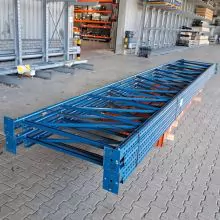 Voordeelpartij gebruikte Polypal palletstelling 7300x11140x1100mm (hxbxd) 4 niveaus