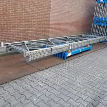 Voordeelpartij gebruikte Schafer palletstelling 5200x4025x1050mm (hxbxd) 5 niveaus