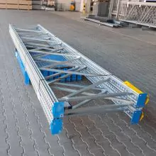 Voordeelpartij gebruikte Schafer palletstelling 6000x4100x1050mm (hxbxd) 5 niveaus