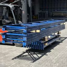 Voordeelpartij gebruikte Nimar palletstelling 5560x13980x900 mm (hxbxd) 4 niveaus