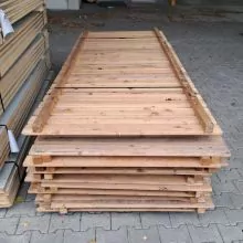 Voordeelpartij 14 gebruikte vlonders 2680x1100 mm 80% gesloten