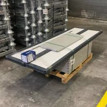 Voordeelpartij gebruikte Bruynzeel legbordstelling 2235x3030x400 mm (hxbxd) 7 niveaus