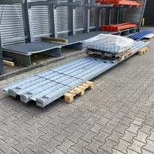 Voordeelpartij gebruikte zware draagarmstelling BR 6500x5082x1200 mm (hxbxd) 5 niveaus