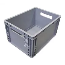 Gebruikte magazijnbak, stapelbak Auer EG 4322 400x300x220 mm (lxbxh) grijs