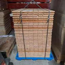 Gebruikte vlonder gesloten 890x1100x20 mm