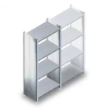Gebruikte Dexion HI280 legbordstelling 2400x1000x600 mm (hxbxd) 4 niveaus beginsectie