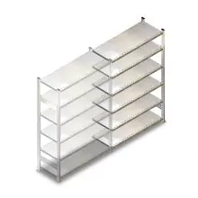 Gebruikte legbordstelling Schafer R3000 2300x1280x800 mm (hxbxd) 6 niveaus aanbouwsectie