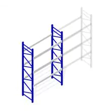 Deels gebruikte Nedcon PR palletstelling 5000x2980x1100 mm (hxbxd) 3 niveaus beginsectie