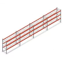 Voordeelrij gebruikte AR grootvakstelling 2000x11300x900 mm (hxbxd) 3 niveaus