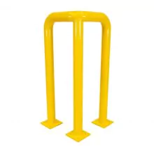 Hoekbeschermbeugel 490x490x1000mm ø76mm Geel