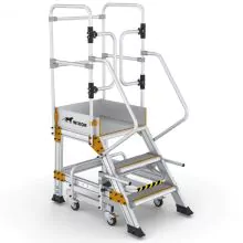 Platformtrap Wixor met handrem 3 treden