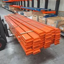 Gebruikte ligger Polypal palletstelling 3600x160x50 mm oranje