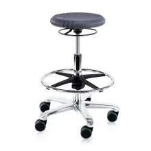 Score werkkruk Opti 2212 met wieltjes en voetenring 58-83cm