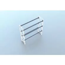 Beginsectie gebruikte Nedcon PR palletstelling 3700x3600x1100 mm (hxbxd) 3 niveaus