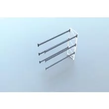 Aanbouwsectie gebruikte Nedcon PR palletstelling 3700x3600x1100 mm (hxbxd) 3 niveaus