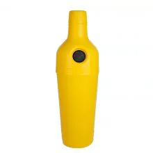 210L Petman plastic flessen container, Geel