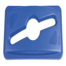 Gecombineerd deksel voor Slim Jim afvalbak. Voor 60 en 87ltr, kleur blauw