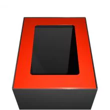 Top modulaire afvalscheidingsunit 60ltr, Rood