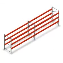 Combideal palletstelling AR T2 2000x6840x1100 mm (hxbxd) 3 niveaus 2415kg/niv