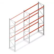 Gebruikte AR T2 palletstelling 3850x2700x1100 mm (hxbxd) 3 niveaus aanbouwsectie