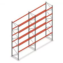Combideal palletstelling AR T2 5000x5640x1100 mm (hxbxd) 5 niveaus 1820kg/niv