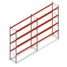 Combideal palletstelling AR T2 5000x7440x1100 mm (hxbxd) 4 niveaus 3004kg/niv