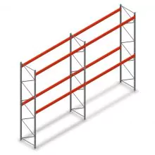 Combideal palletstelling AR T2 4500x7440x1100 mm (hxbxd) 2 niveaus 2252kg/niv