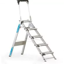 Opstaptrap Zarges Plazastep P inklapbaar 5 treden 1100 mm