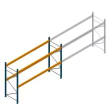 Gebruikte Dexion Speedlock palletstelling 2600x3450x1100 mm (hxbxd) 2 niveaus beginsectie